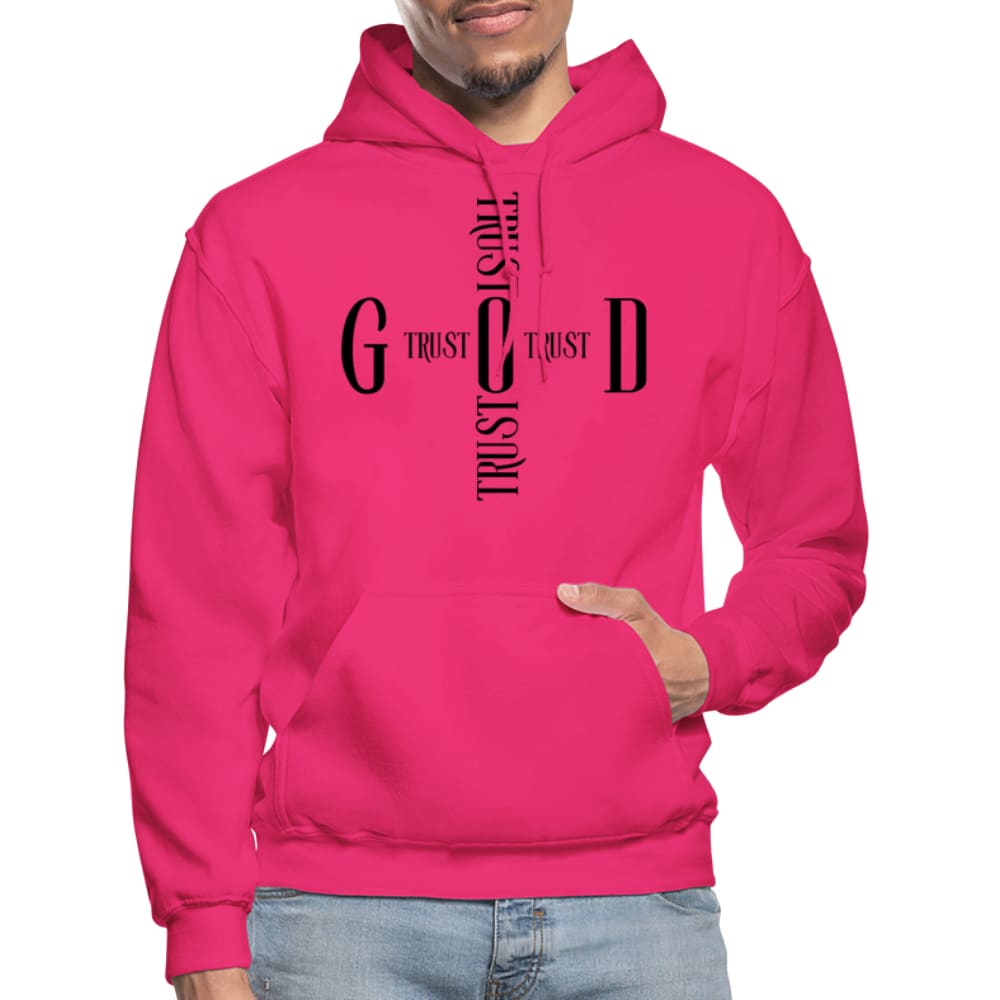 Mens Hoodie / Trust God Sweatshirt - S521545-6