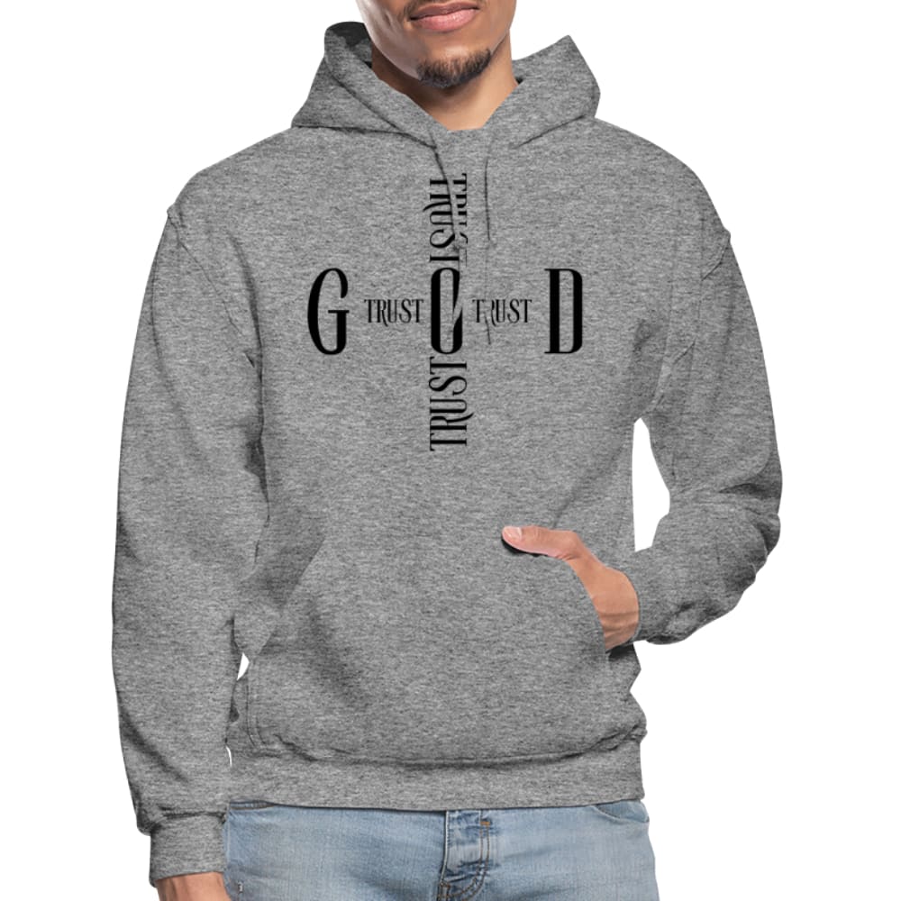 Mens Hoodie / Trust God Sweatshirt - S521545-7