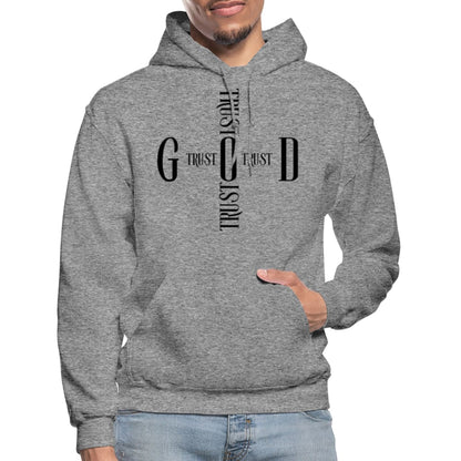 Mens Hoodie / Trust God Sweatshirt - S521545-7