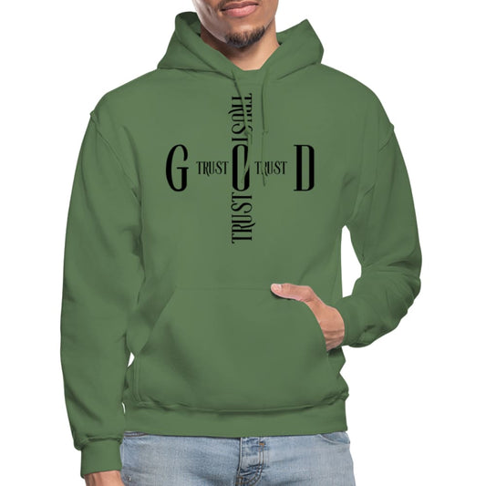 Mens Hoodie / Trust God Sweatshirt - S521545-10