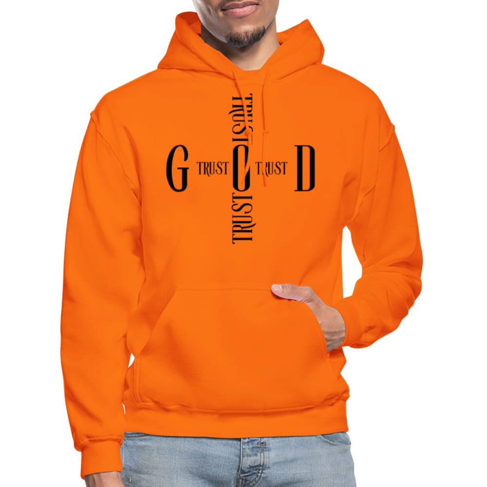 Mens Hoodie / Trust God Sweatshirt - S521545-3