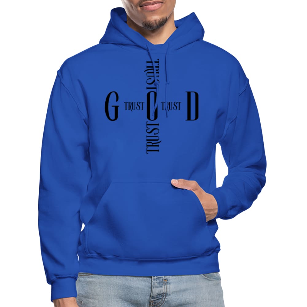 Mens Hoodie / Trust God Sweatshirt - S521545-4